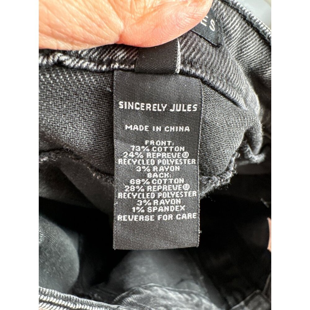 Sincerely Jules Vintage inspired Denim cargo midi skirt grunge sz 30 - Picture 8 of 8